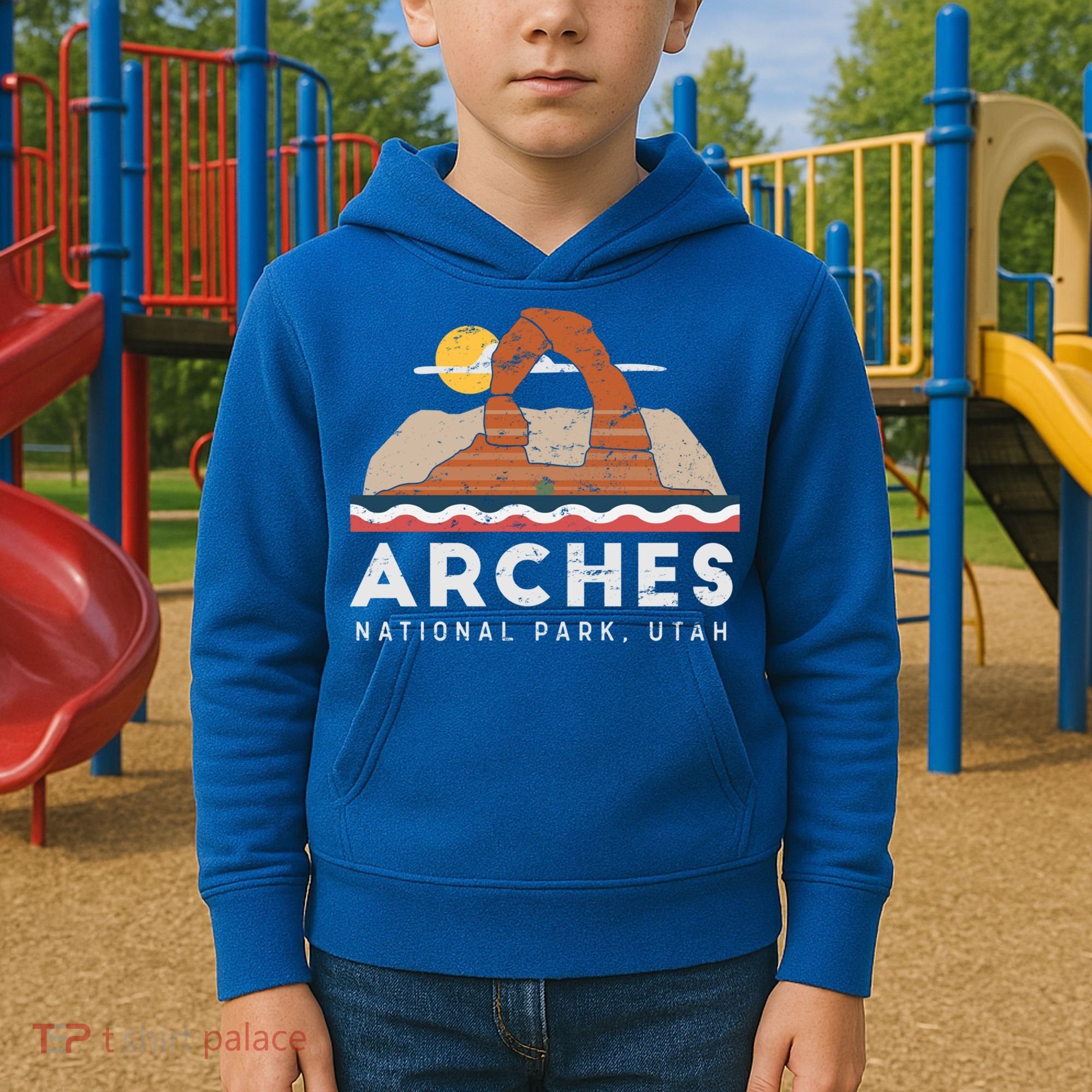 Arches National Park Cool Gift Kids Hoodie