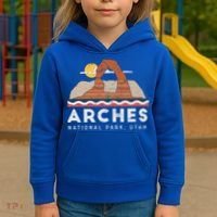 Arches National Park Cool Gift Kids Hoodie thumb 3