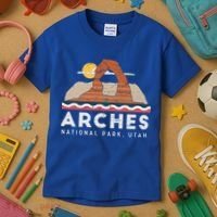 Arches National Park Cool Gift Kids T-Shirt thumb 3