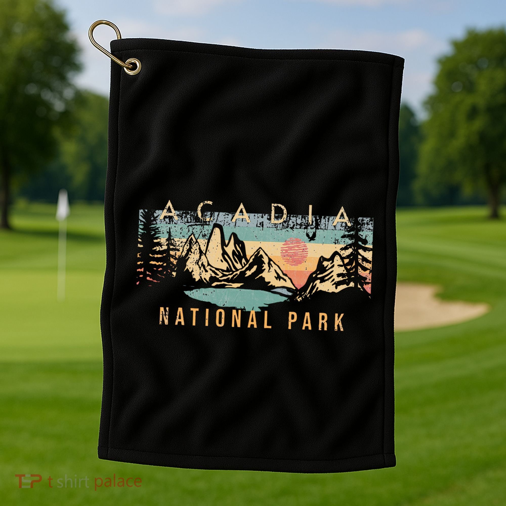 Acadia National Park Golf Towel