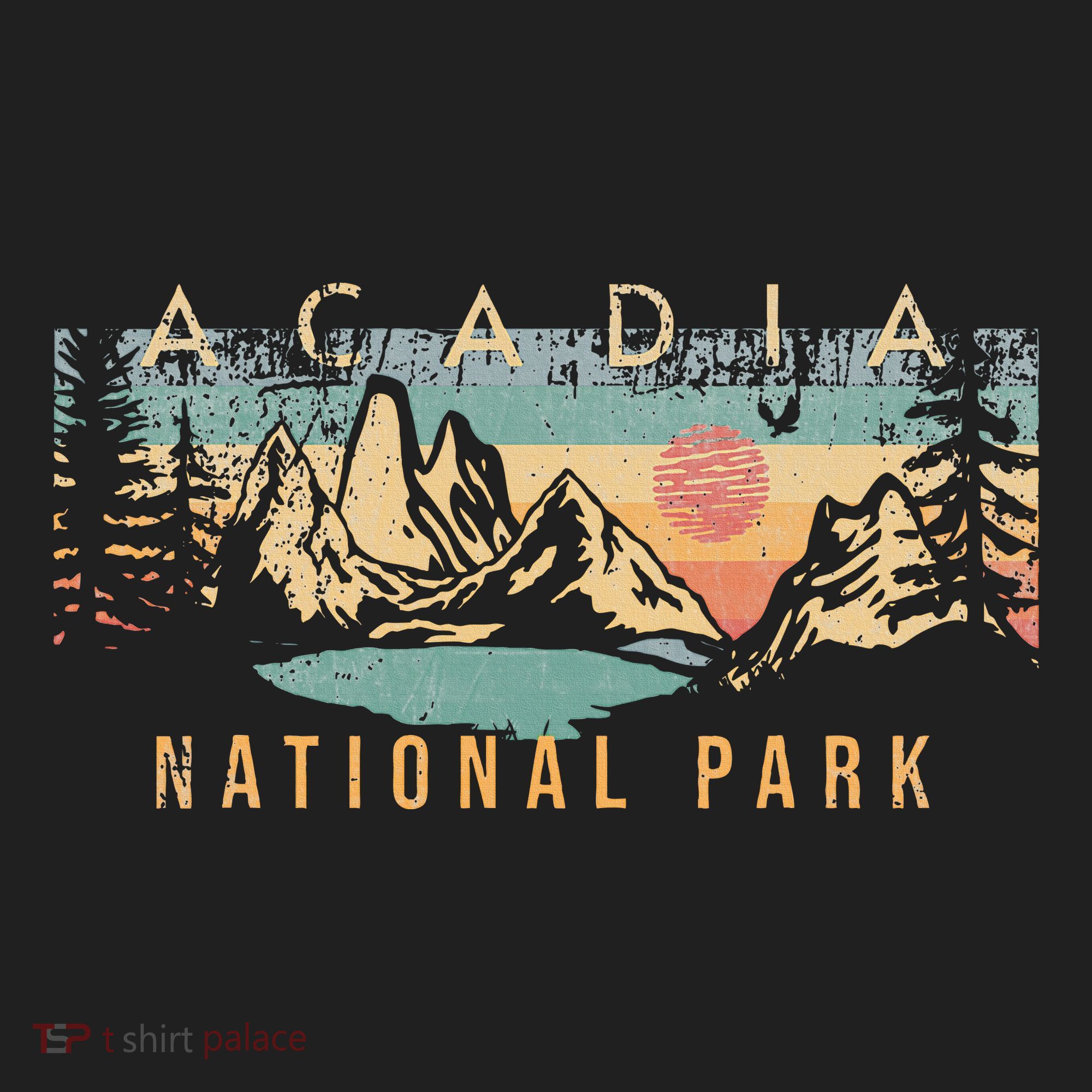 Acadia National Park Golf Towel