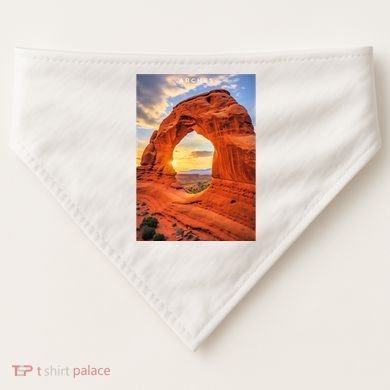 Arches National Park Photographic USA-Made Doggie Bandana