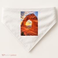 Arches National Park Photographic USA-Made Doggie Bandana thumb 0