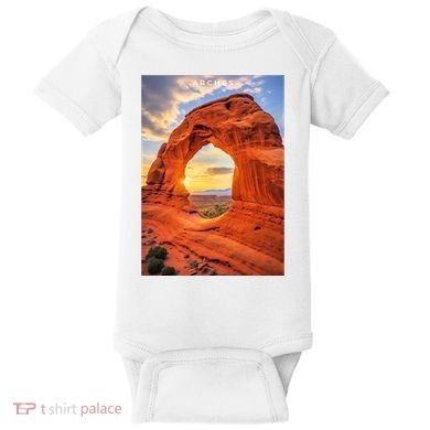 Arches National Park Photographic Baby Bodysuit