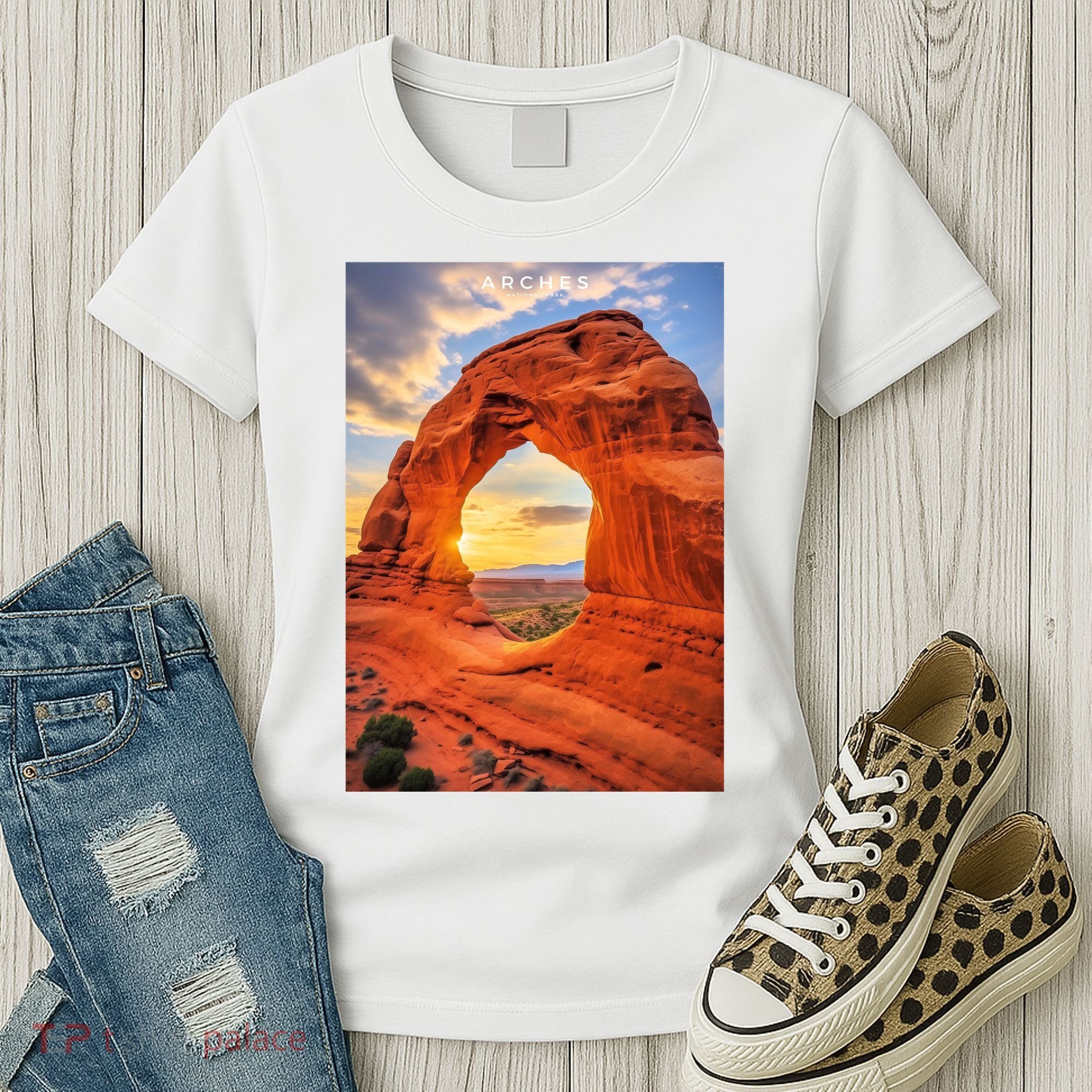 Arches National Park Photographic Women's T-Shirt
