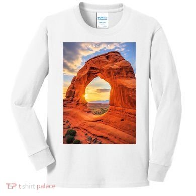 Arches National Park Photographic Kids Long Sleeve Shirt