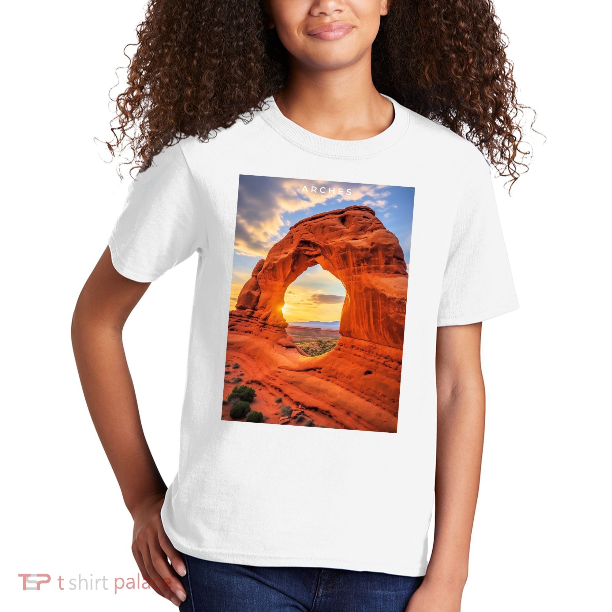 Arches National Park Photographic Kids T-Shirt