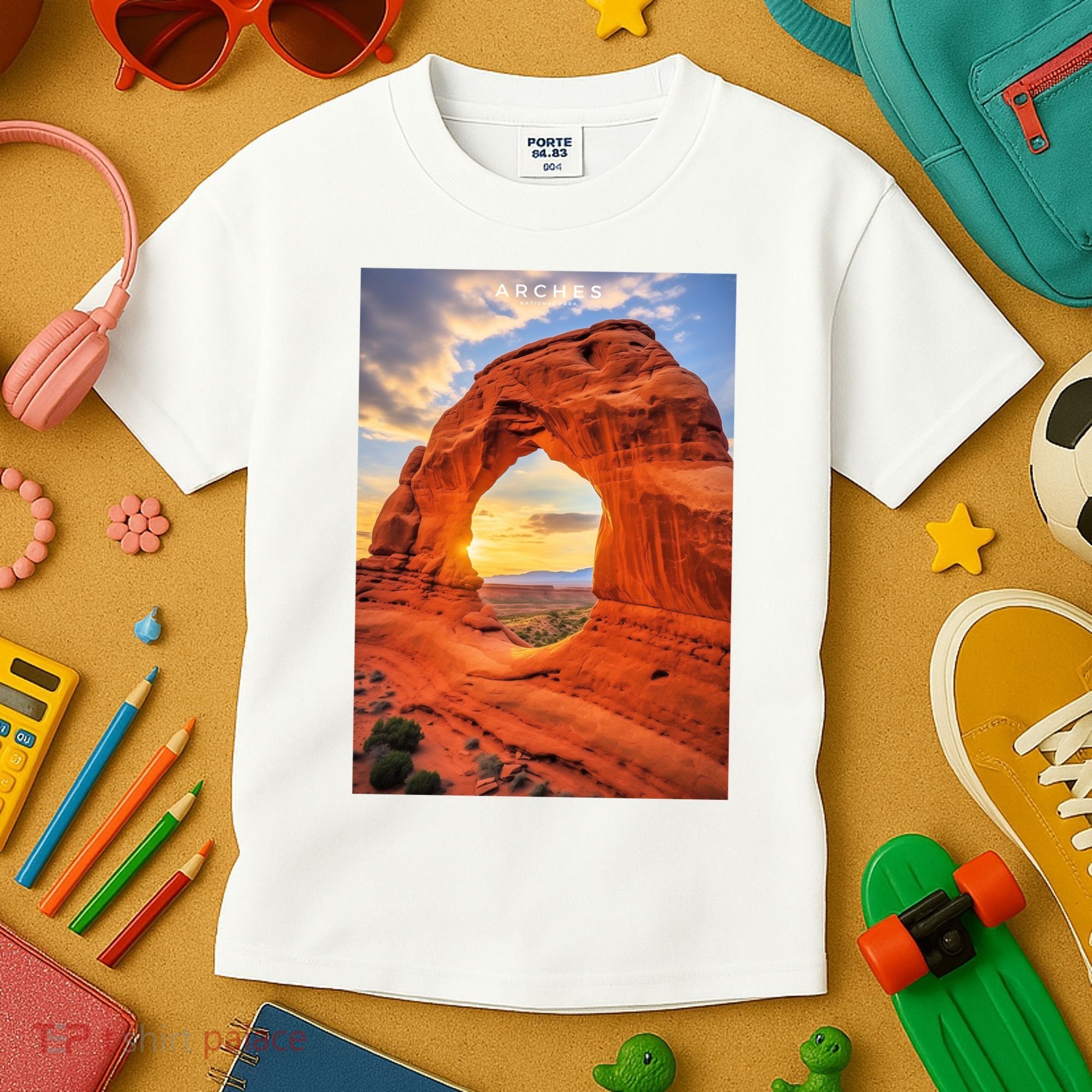 Arches National Park Photographic Kids T-Shirt