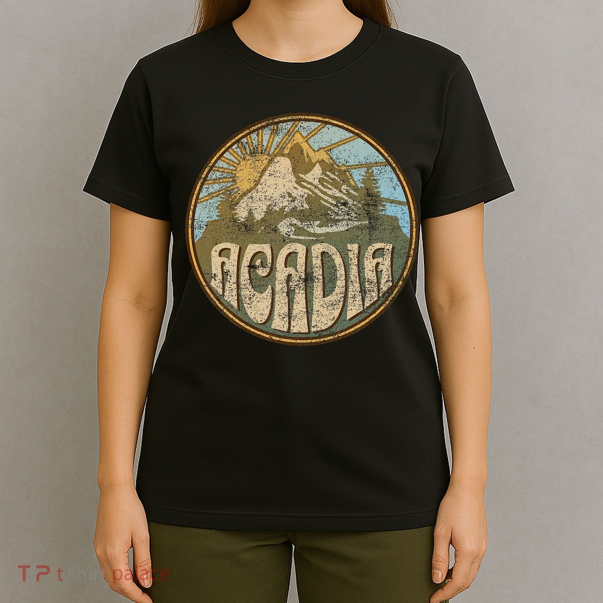 Acadia National Park Maine Nature Mountains Hiking Outdoors T-Shirt