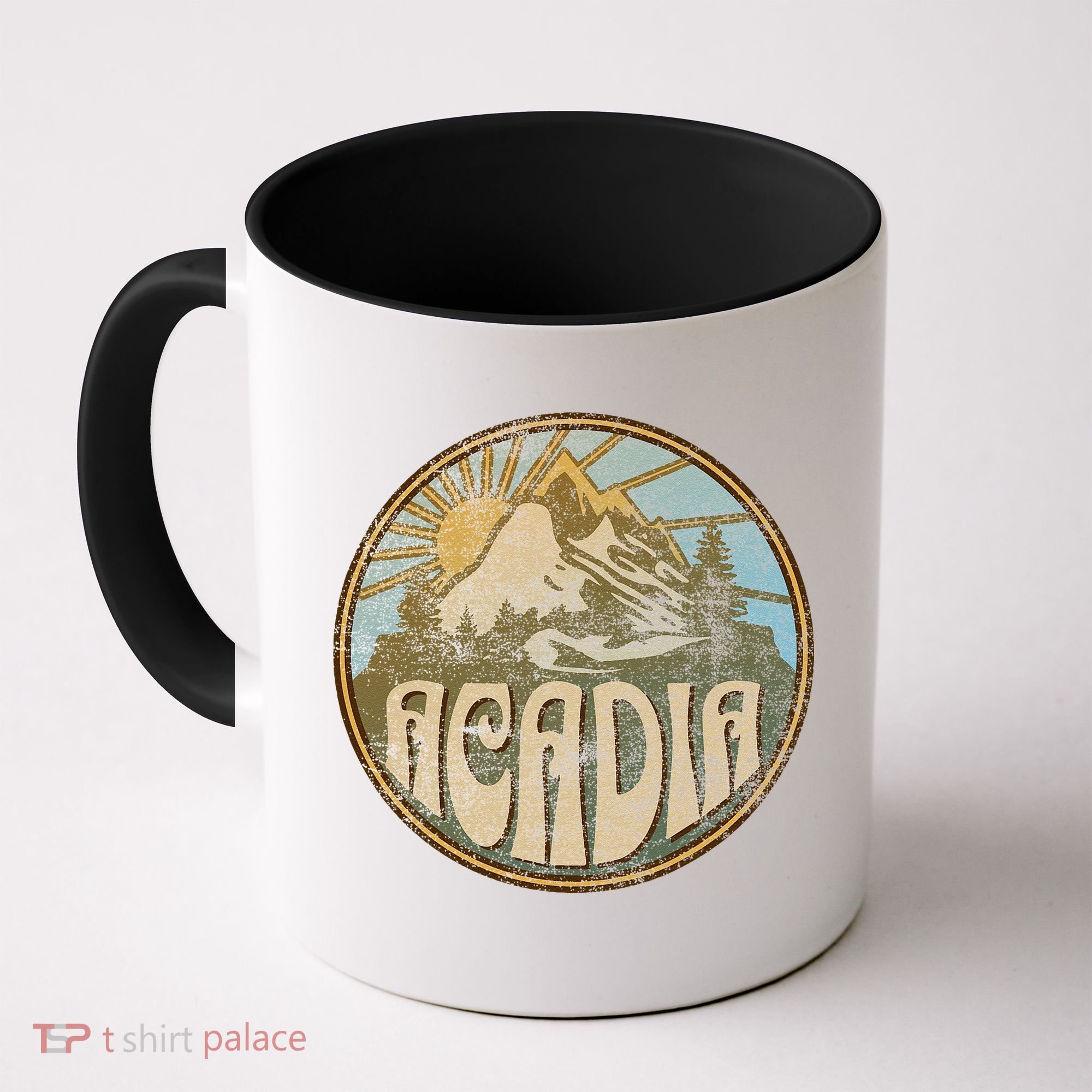 Acadia National Park Maine Nature Mountains Hiking Outdoors Coffee Mug