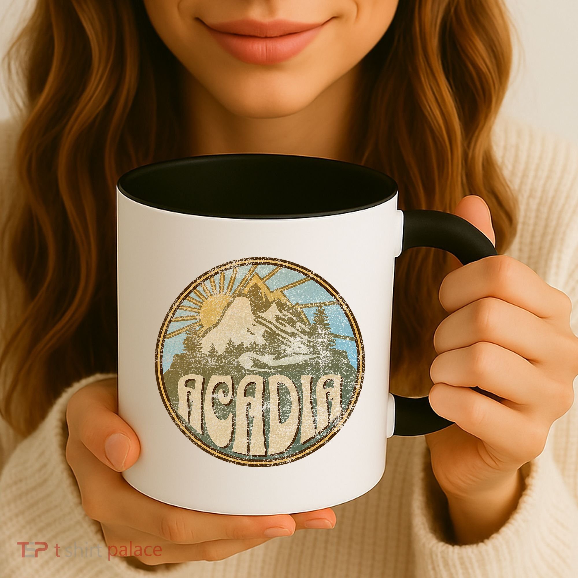Acadia National Park Maine Nature Mountains Hiking Outdoors Coffee Mug