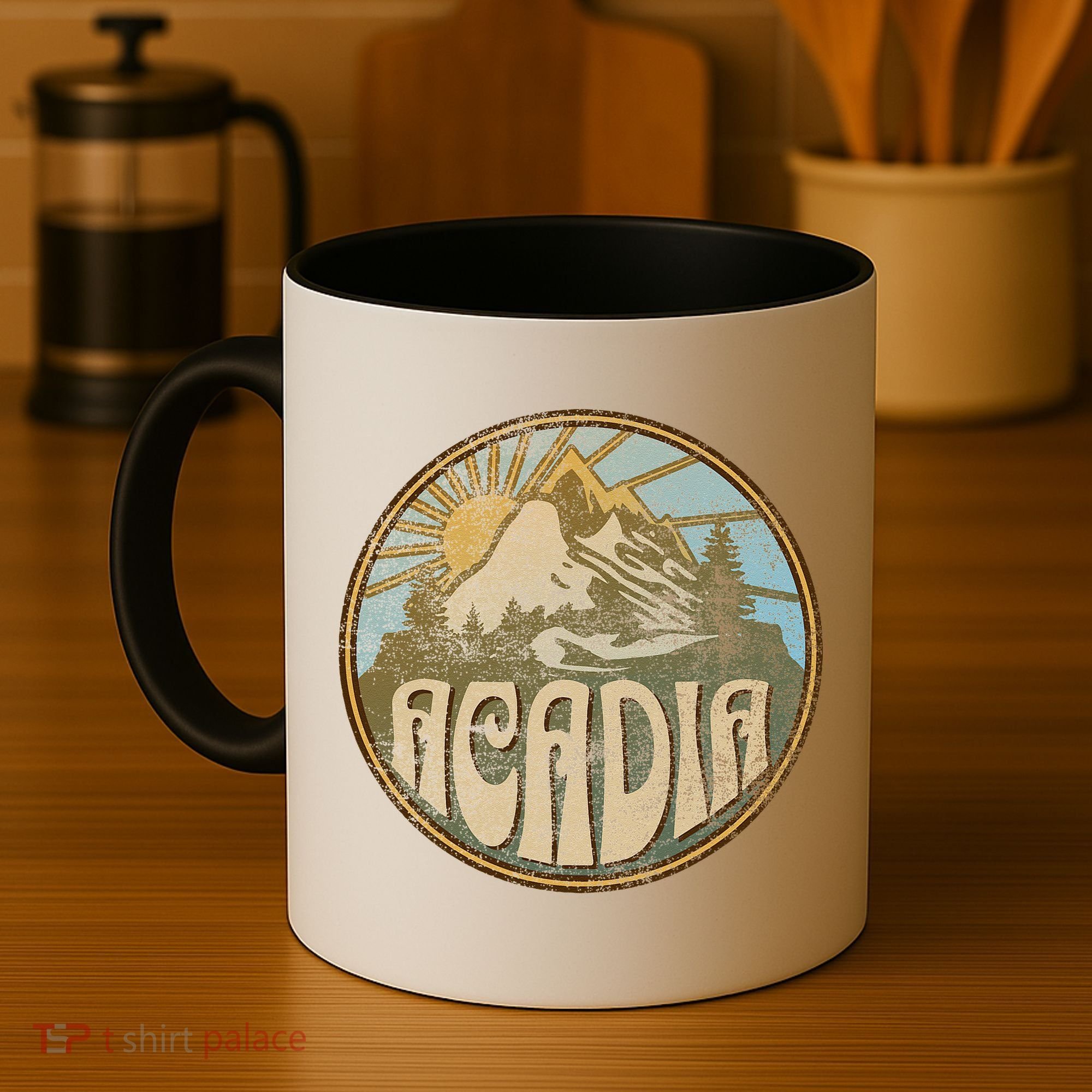 Acadia National Park Maine Nature Mountains Hiking Outdoors Coffee Mug