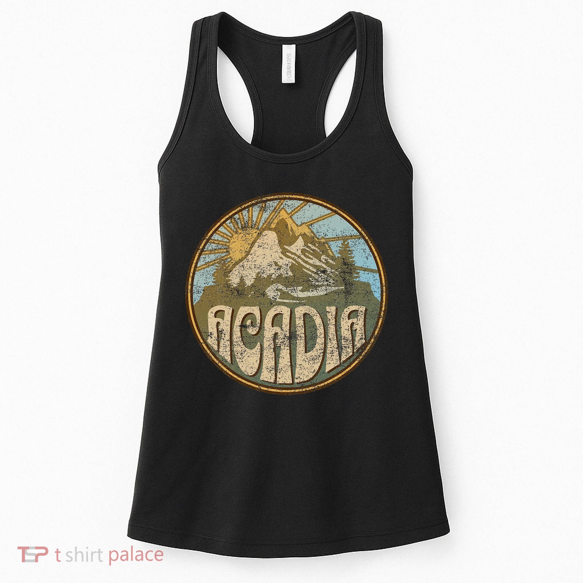 Acadia National Park Maine Nature Mountains Hiking Outdoors Women's Tank Top