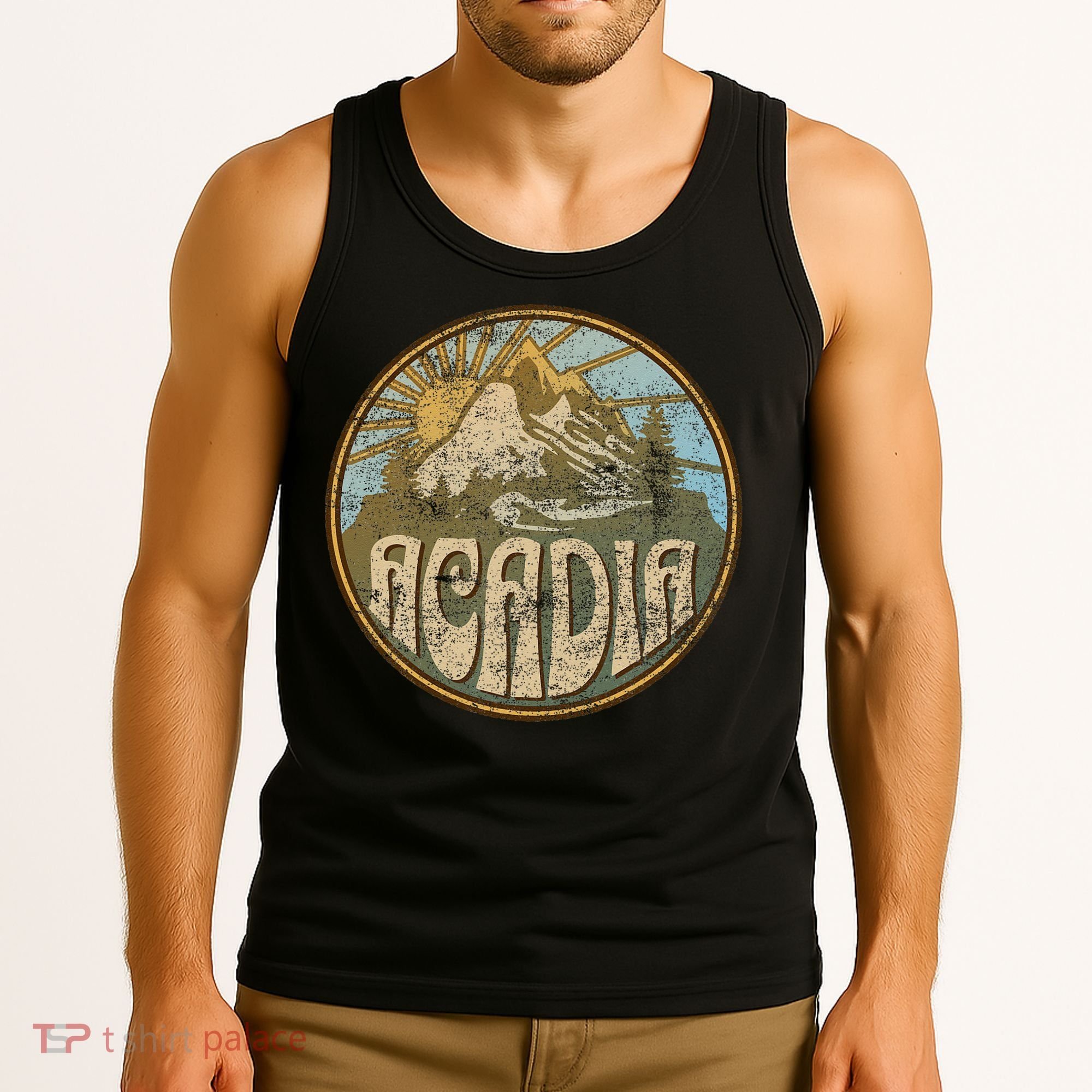Acadia National Park Maine Nature Mountains Hiking Outdoors Tank Top