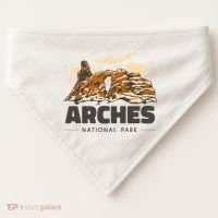 Arches National Park Utah USA-Made Doggie Bandana thumb 0