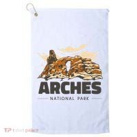 Arches National Park Utah Golf Towel thumb 0