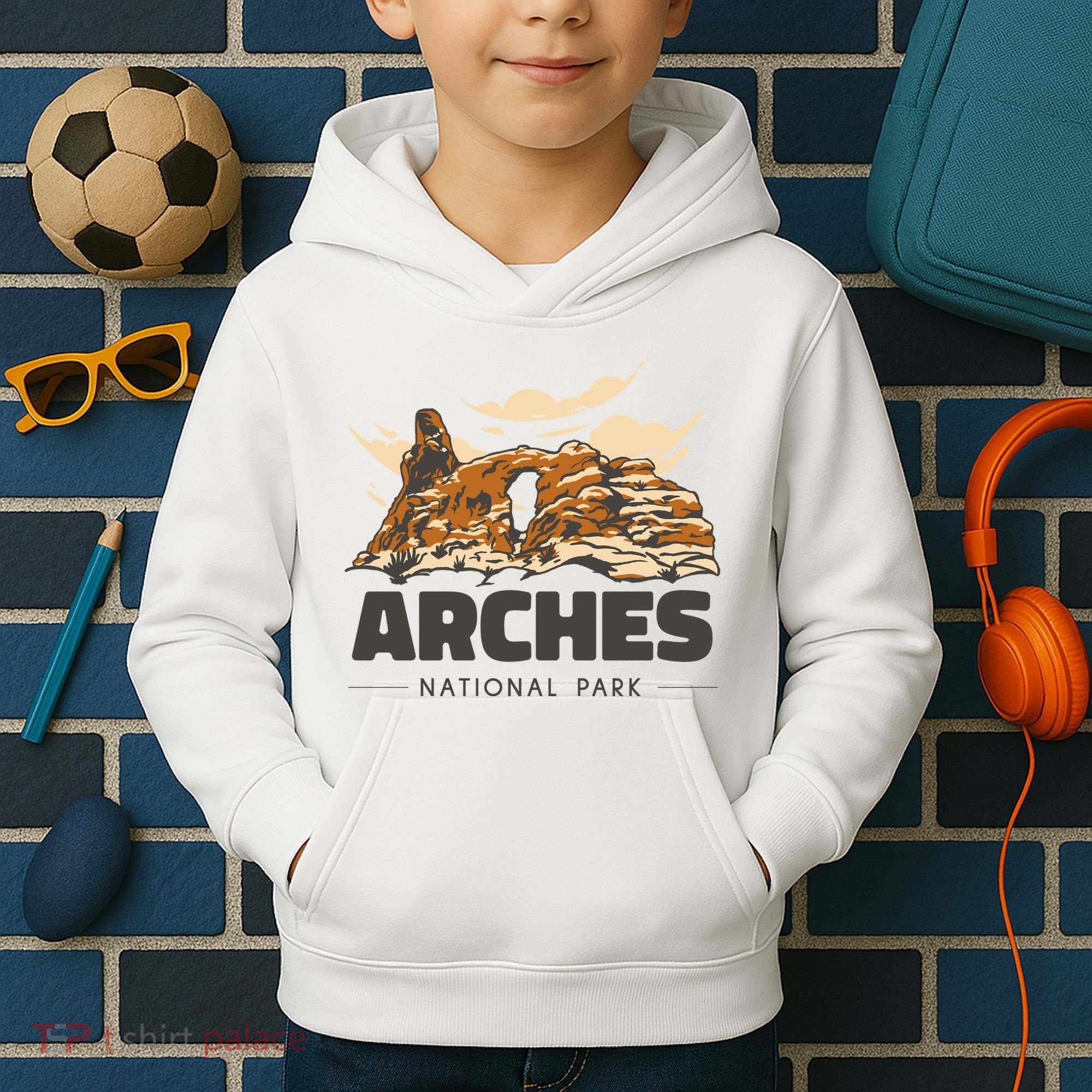 Arches National Park Utah Kids Hoodie