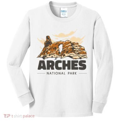 Arches National Park Utah Kids Long Sleeve Shirt