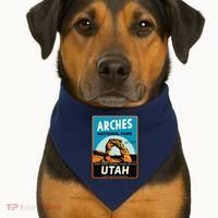Arches National Park USA-Made Doggie Bandana thumb 1