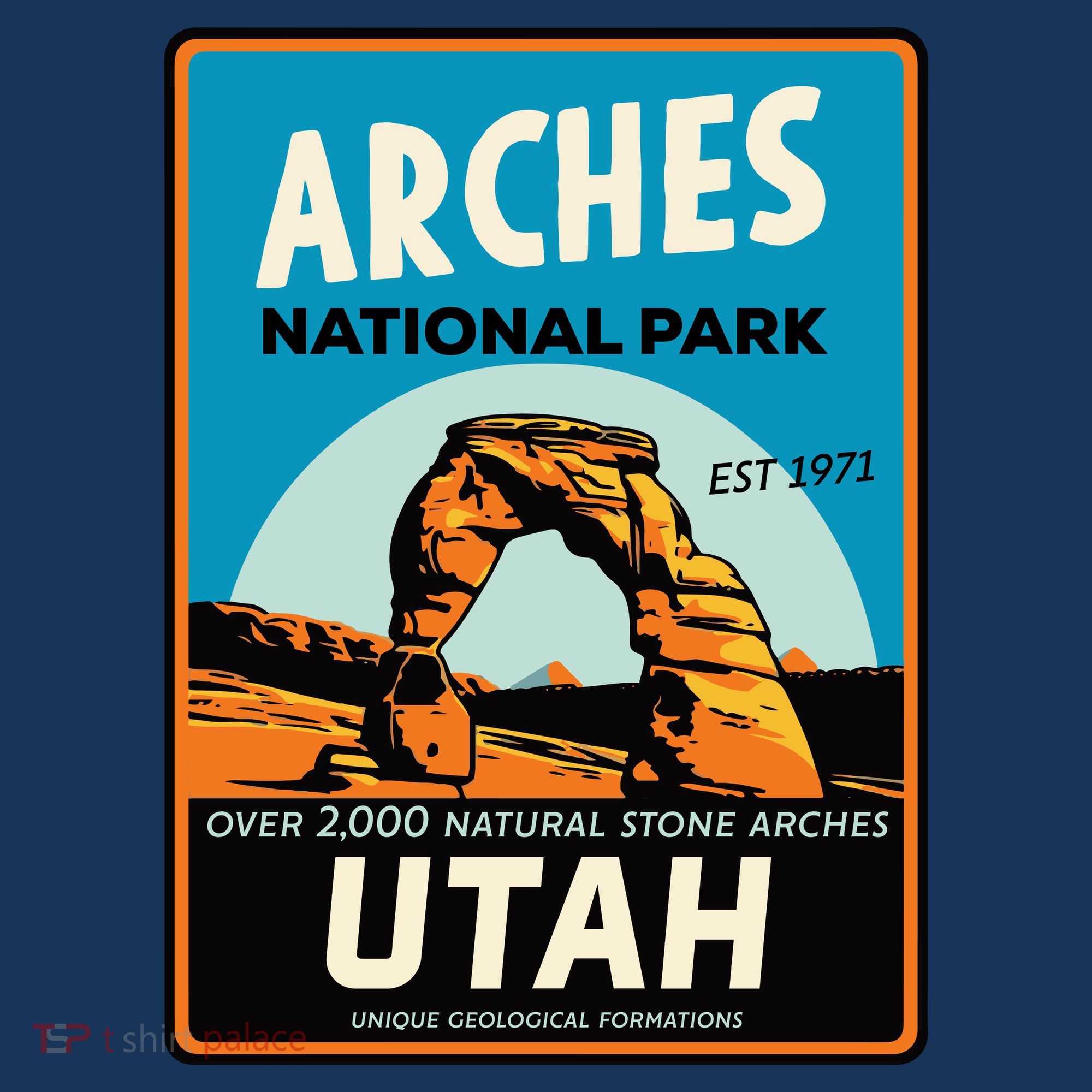 Arches National Park Baby Bodysuit