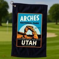 Arches National Park Golf Towel thumb 1
