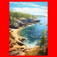 Acadia National Park Photographic Santa Hat thumb 1