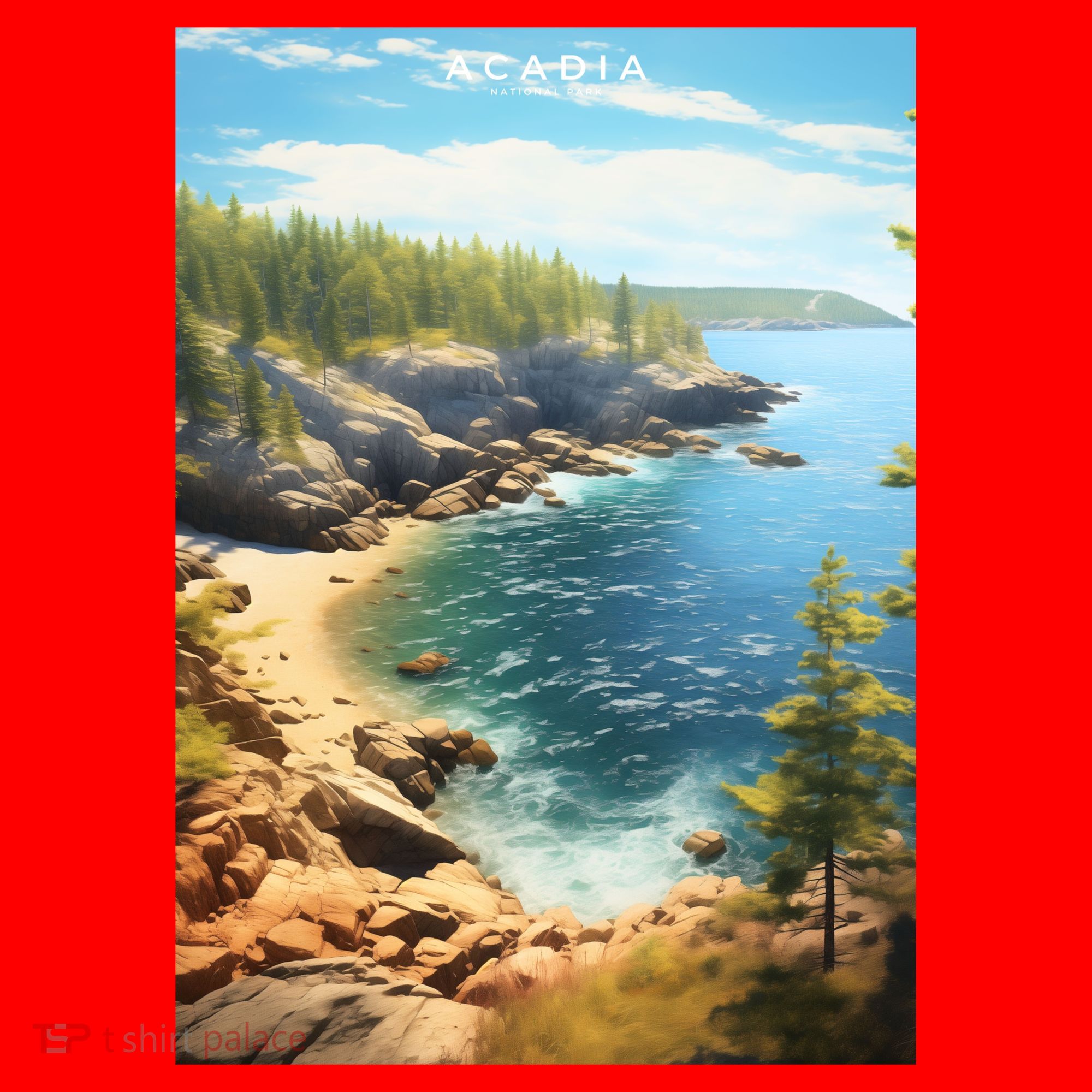 Acadia National Park Photographic Santa Hat