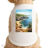 Acadia National Park Photographic Doggie Tank thumb 0