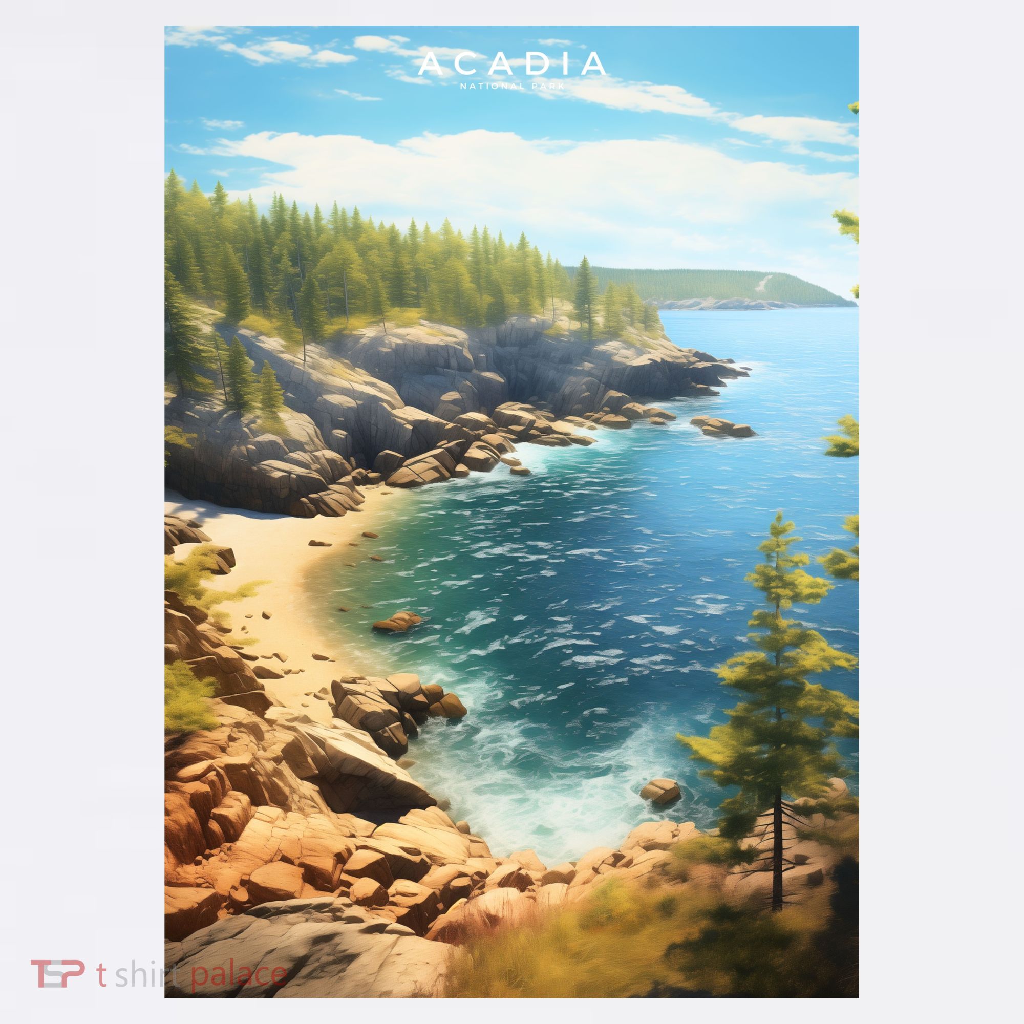 Acadia National Park Photographic T-Shirt