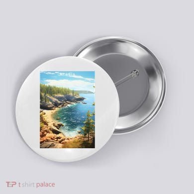 Acadia National Park Photographic Button