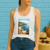 Acadia National Park Photographic Women's Tank Top thumb 2