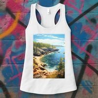 Acadia National Park Photographic Women's Tank Top thumb 3
