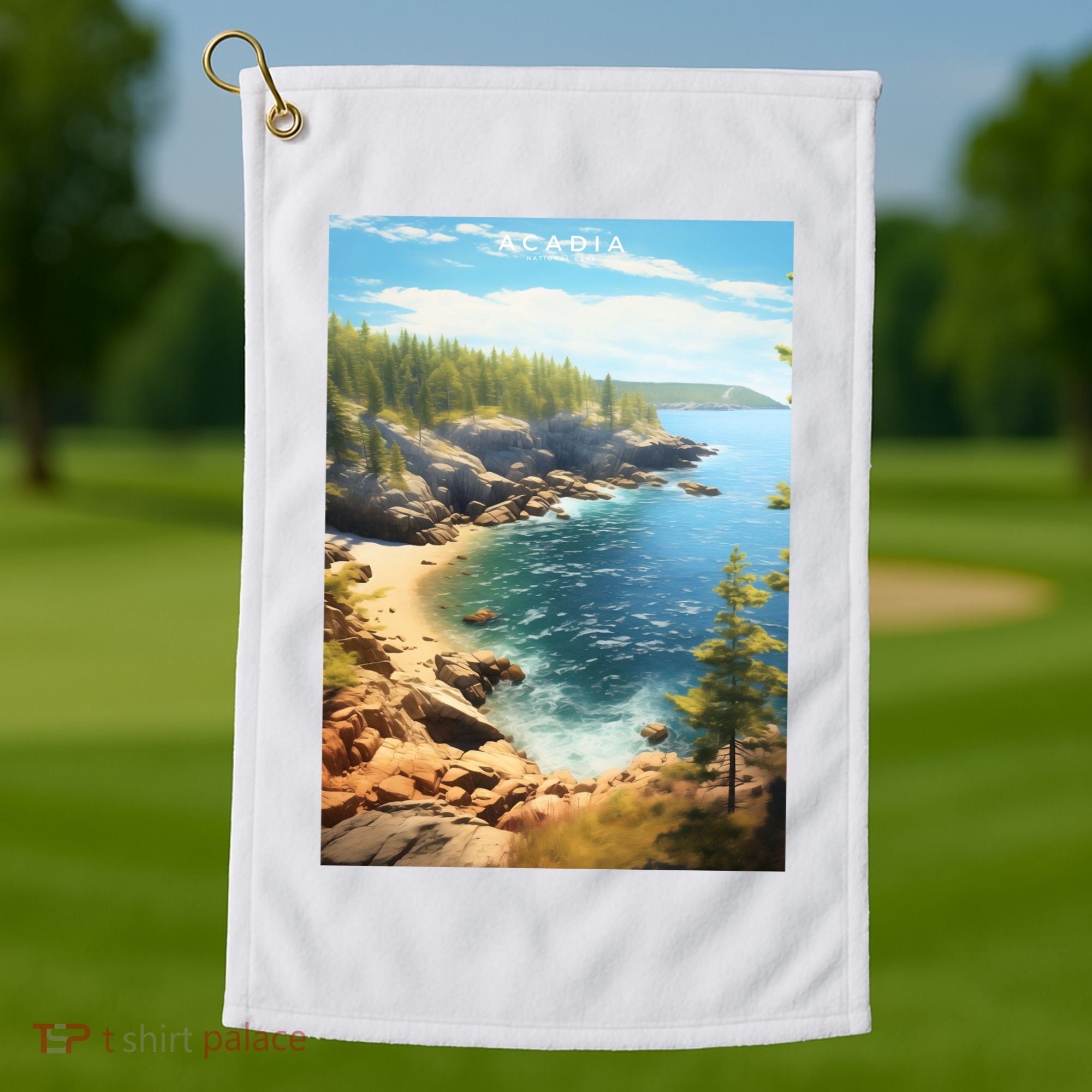 Acadia National Park Photographic Golf Towel