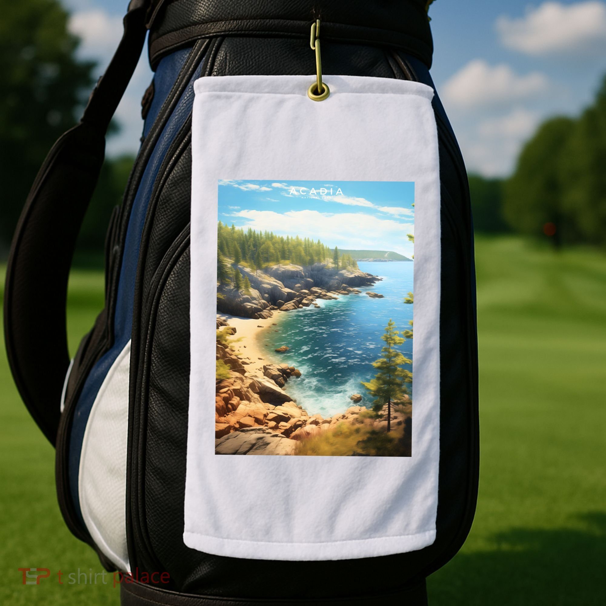 Acadia National Park Photographic Golf Towel
