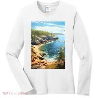 Acadia National Park Photographic Women's Long Sleeve Shirt thumb 0
