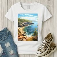 Acadia National Park Photographic Women's T-Shirt thumb 3