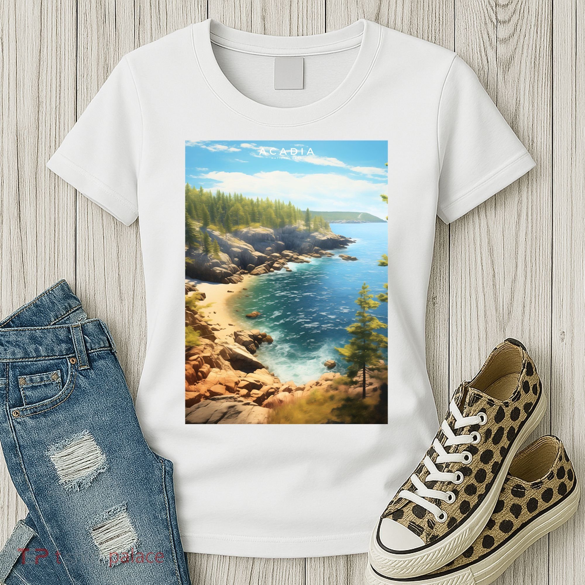 Acadia National Park Photographic Women's T-Shirt