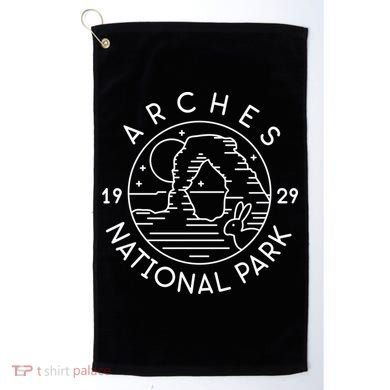 Arches National Park 1929 Moab Utah Meaningful Gift Golf Towel