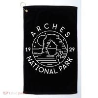 Arches National Park 1929 Moab Utah Meaningful Gift Golf Towel thumb 0