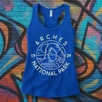 Arches National Park 1929 Moab Utah Meaningful Gift Women's Tank Top thumb 3