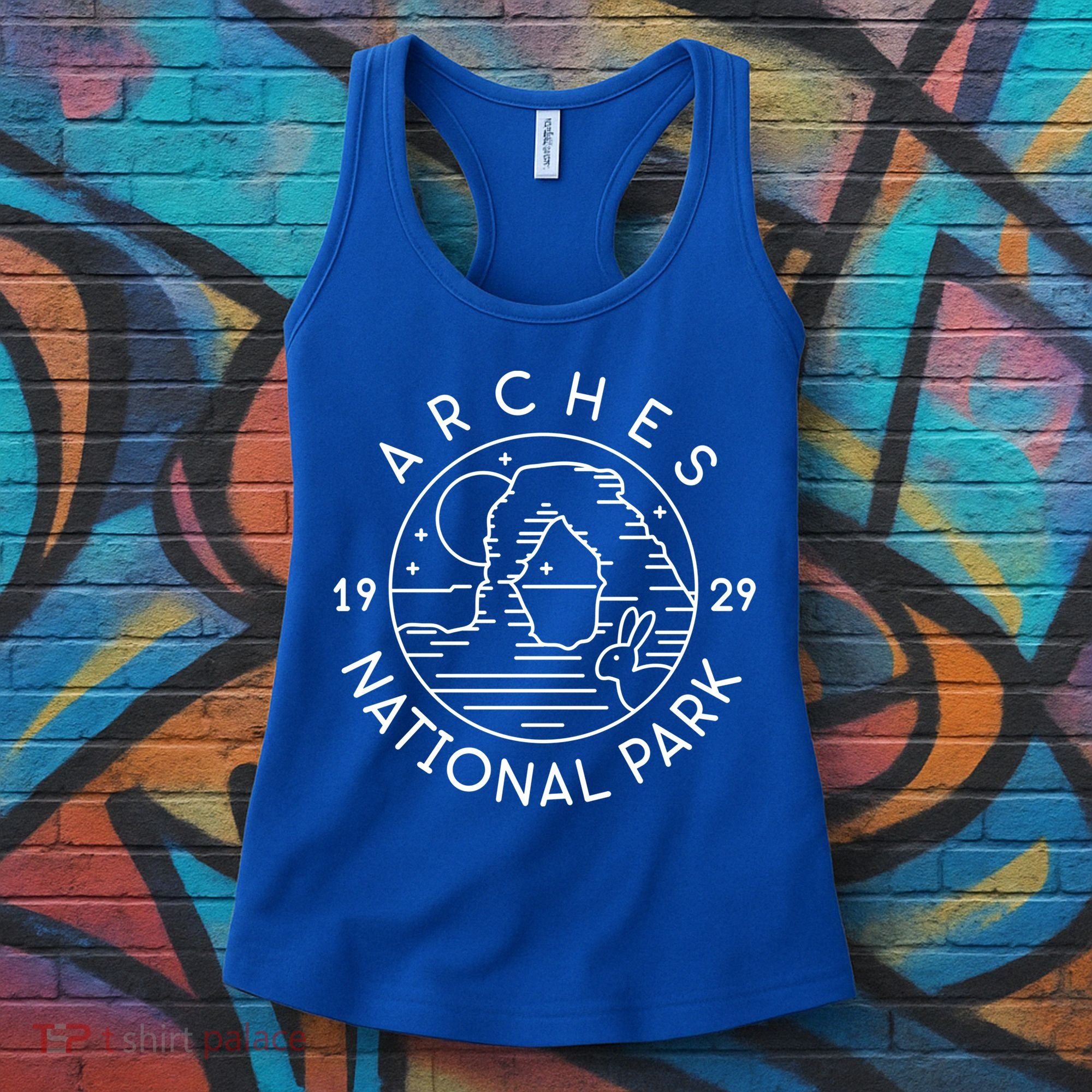 Arches National Park 1929 Moab Utah Meaningful Gift Women's Tank Top
