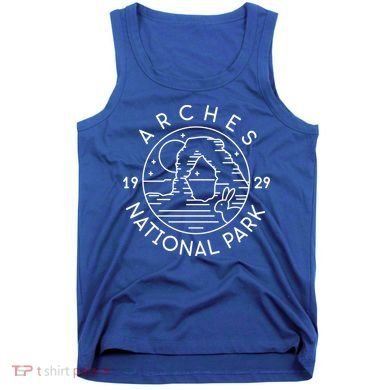 Arches National Park 1929 Moab Utah Meaningful Gift Tank Top