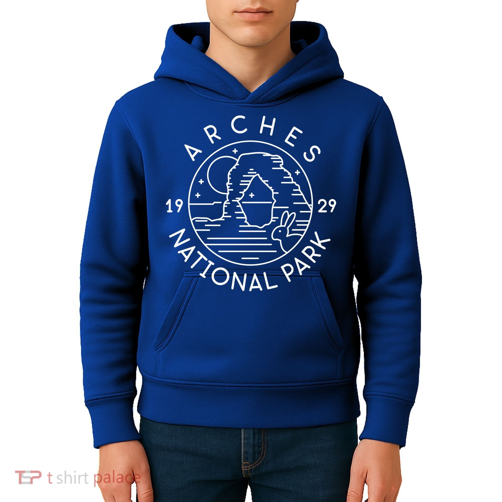 Arches National Park 1929 Moab Utah Meaningful Gift Kids Hoodie