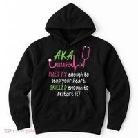 Aka Nurse Pretty To Stop Your Heart Nurse Week Gift Hoodie thumb 0