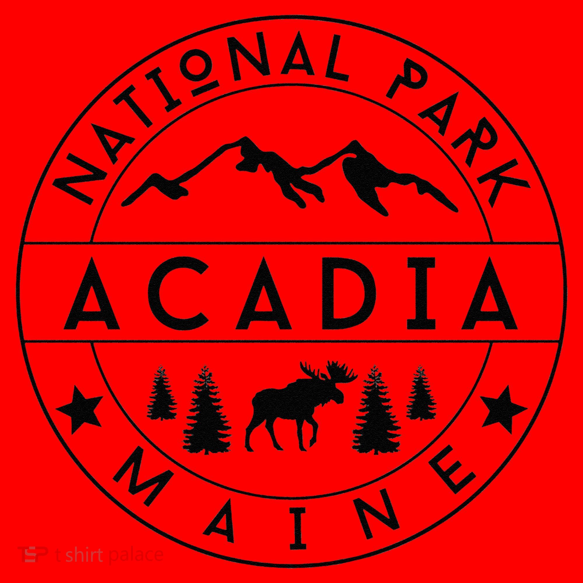 Acadia National Park Maine Moose Nature Hiking Outdoors Santa Hat