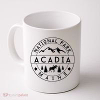 Acadia National Park Maine Moose Nature Hiking Outdoors Coffee Mug thumb 0