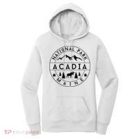 Acadia National Park Maine Moose Nature Hiking Outdoors Women's Hoodie thumb 0