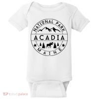 Acadia National Park Maine Moose Nature Hiking Outdoors Baby Bodysuit thumb 0