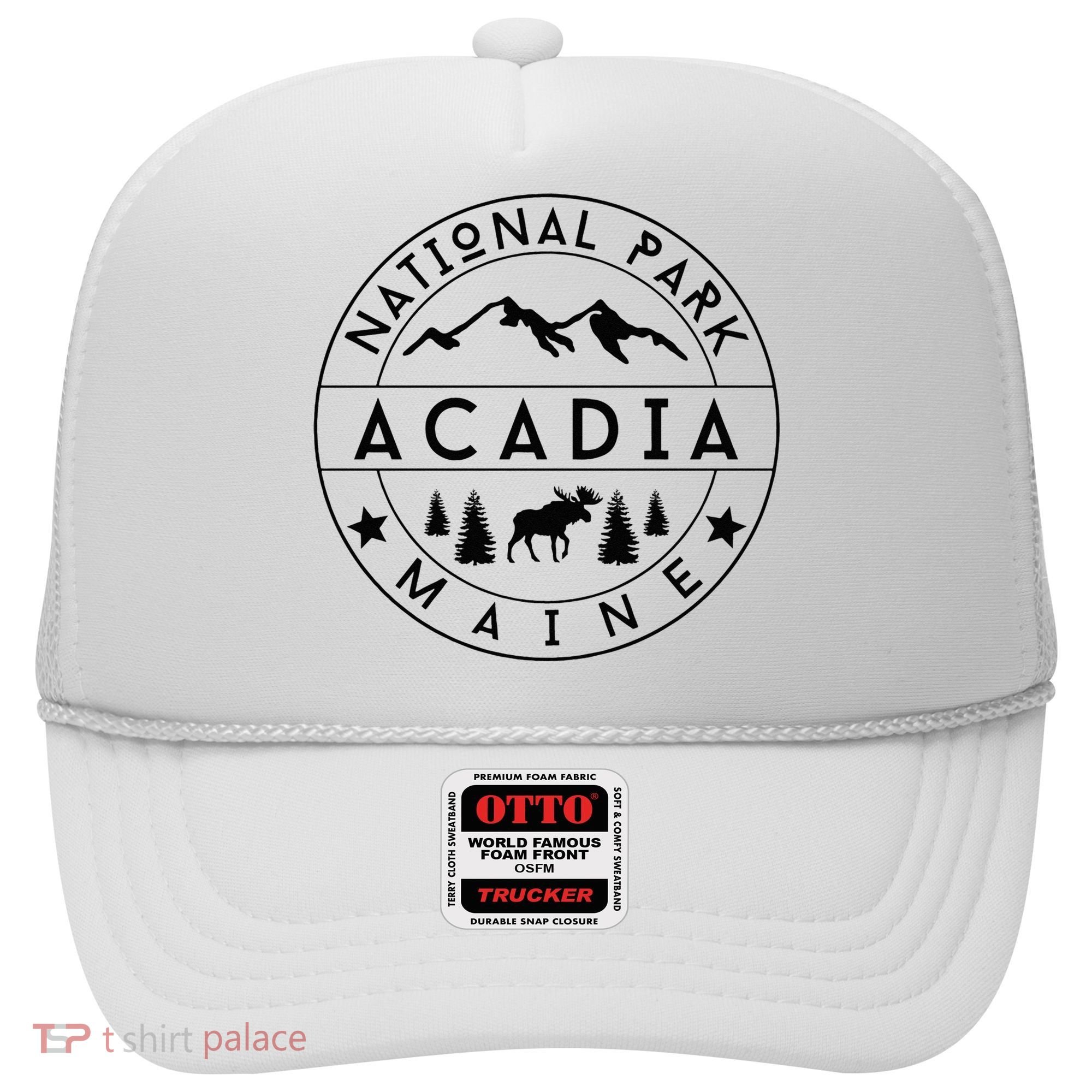Acadia National Park Maine Moose Nature Hiking Outdoors Hat