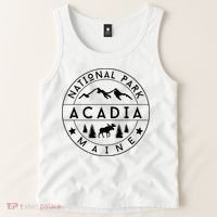 Acadia National Park Maine Moose Nature Hiking Outdoors Tank Top thumb 2